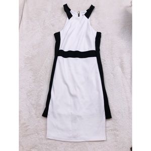 Guesse black & white dress